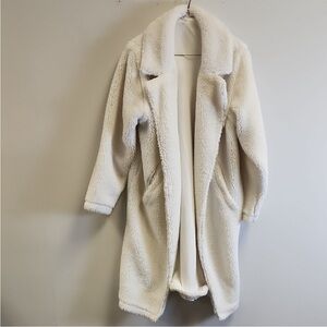 ALO Yoga Ivory White Teddy Jacket